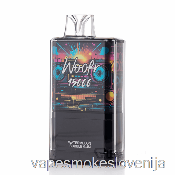 Vape Slovenija Woofr 15000 žvečilni Gumi Iz Lubenice Za Enkratno Uporabo